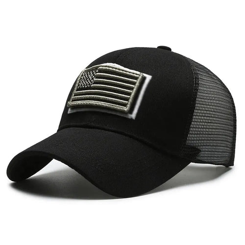 BASEBALL CAP/ MESH /BREATHEABLE /FLAG