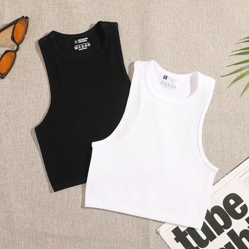Womens Sports Crop Top Seamless